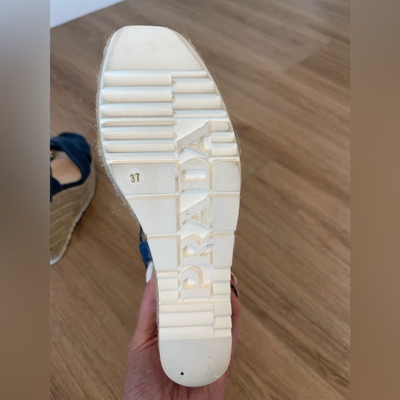 Prada Denim Espadrille wedge - Picture 5 of 5
